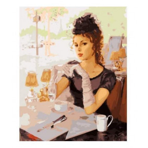 Картина по номерам "В парижском кафе"