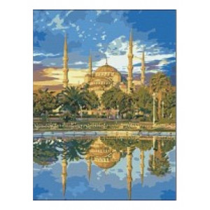 Картина по номерам "Мечеть на заході сонця"
