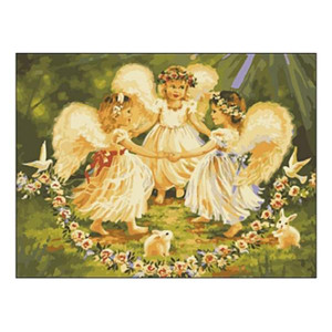 Картина по номерам "три ангела"