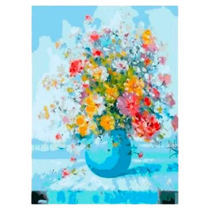 Картина по номерам "Букет ярких цветов"