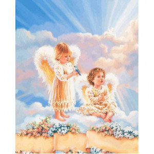 Картина по номерам "Ангелы любви"