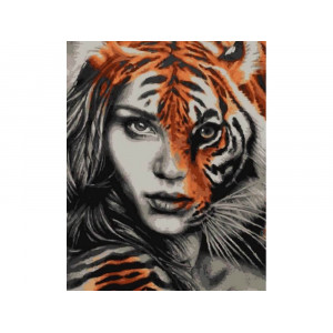 Картина по номерам "Тигрица"
