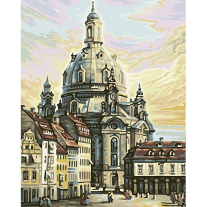 Картина по номерам "Церква Богородиці у Дрездені"