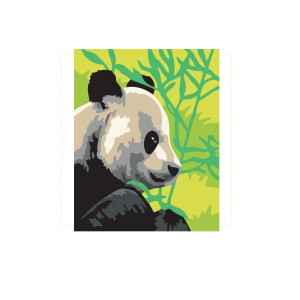 Картина по номерам "Милая панда"