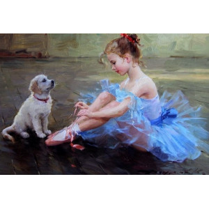 Картина по номерам "Маленька балерина"