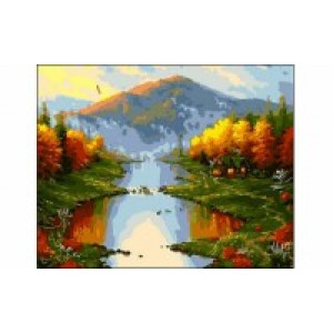 Картина по номерам "Осень в горах"