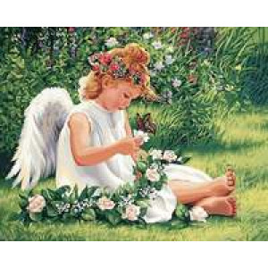 Картина по номерам "Милый ангел"