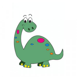 Картина по номерам "нае Динозаврик"