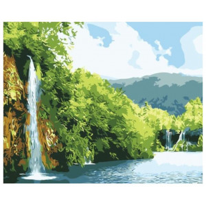 Картина по номерам "Водопад"