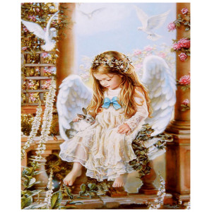 Картина по номерам "Ангелочек"