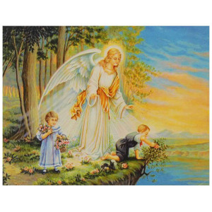 Картина по номерам "Ангел хранитель"