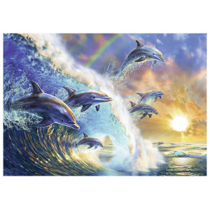 Картина по номерам "Дельфины"