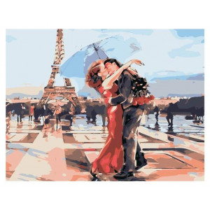 Картина по номерам "Французький поцілунок"