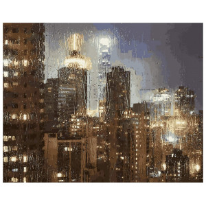 Картина по номерам "В Нью Йорке дождь"