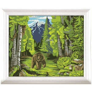 Картина по номерам "В лесу"
