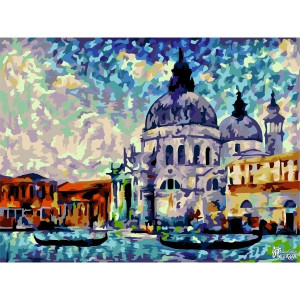 Картина по номерам "Красочная Венеция"
