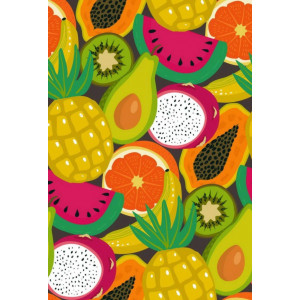 Картина по номерам "Сочные летние фрукты"