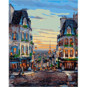Картина по номерам "Очарование Парижа"