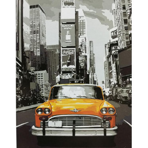 Картина по номерам "Нью-Йоркское такси"
