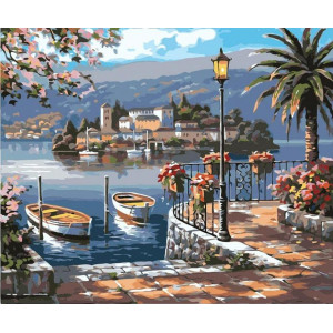 Картина по номерам "Итальянская гавань"