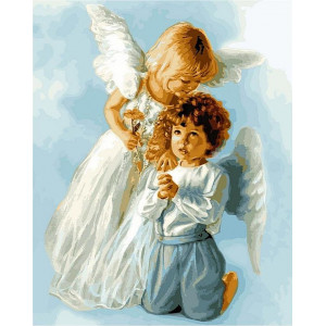 Картина по номерам "Ангелочки"