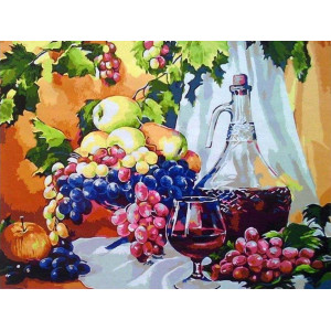 Картина по номерам "Красное вино"