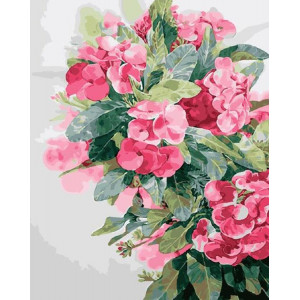 Картина по номерам "Акварельные цветы"