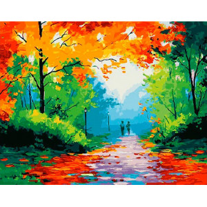 Картина по номерам "Осенний пейзаж"