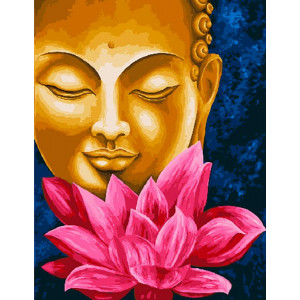 Картина по номерам "Лотоси для Будди"