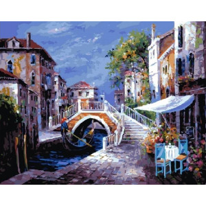 Картина по номерам "Уголок Венеции"