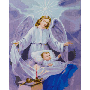 Картина по номерам "Ангел-хранитель"