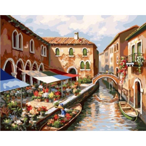 Картина по номерам "Цветы Венеции"