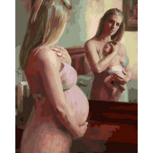 Картина по номерам "Счастье материнства"