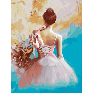 Картина по номерам "Балерина на відпочинку"