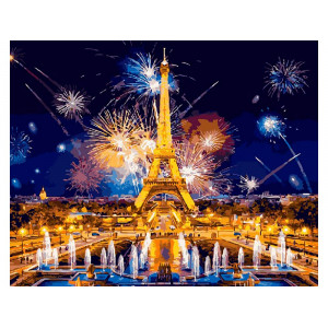 Картина по номерам "Очарование Парижа"