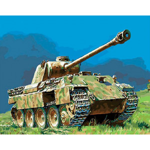 Картина по номерам "Немецкий танк"