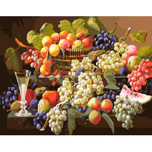 Картина по номерам "Здоровье и фрукты"