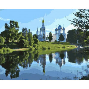 Картина по номерам "Софийский собор в Вологде"
