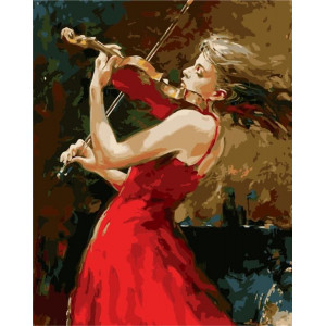 Картина по номерам "Ведущая скрипка"