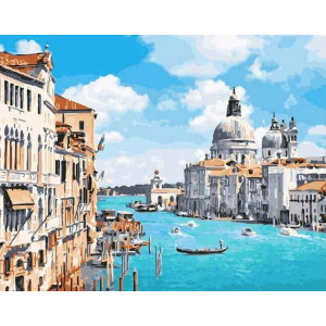 Картина по номерам "Венецианская лазурь"