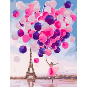 Картина по номерам "Парижский воздух"