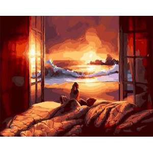 Картина по номерам "Романтика заходу сонця"