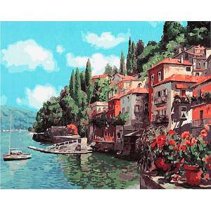 Картина по номерам "Італійське містечко"