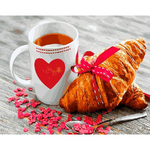 Картина по номерам "Завтрак с любовью"