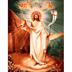 Картина по номерам "Воскресіння Господнє"