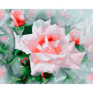 Картина по номерам "Дивная роза"