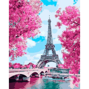 Картина по номерам "Весенняя Франция"