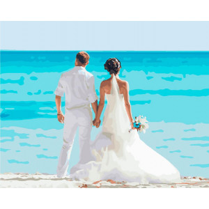 Картина по номерам "Свадьба на побережье"