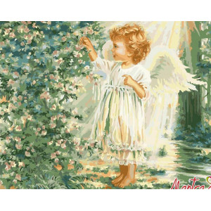 Картина по номерам "Ангел"