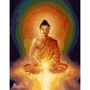 Картина по номерам "Будда просвітлення"